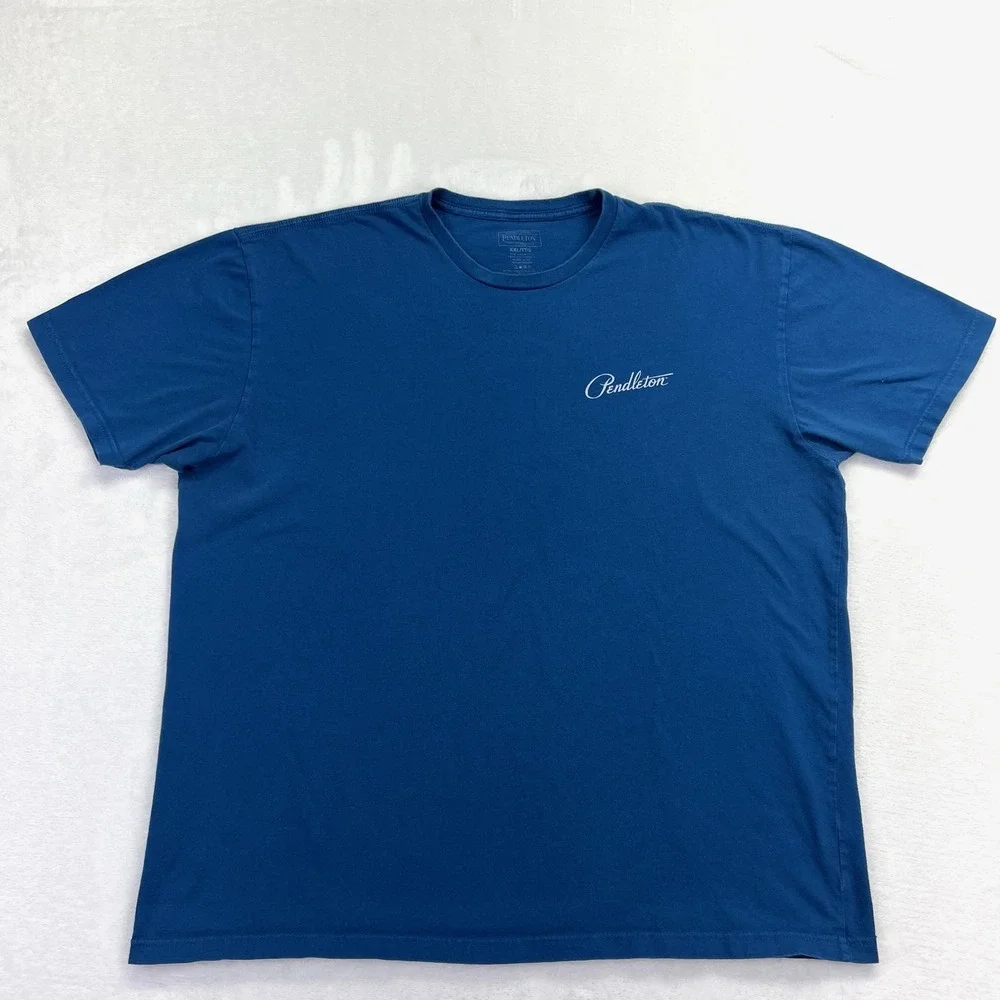 Pendleton Rocky Mountain National Park T-Shirt Mens XXL Blue Graphic Cotton Tee - Picture 2 of 7